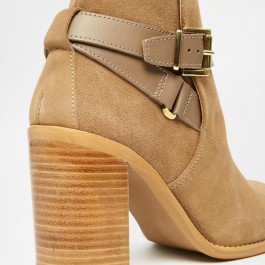 Scarlett Taupe Suede Ankle Boots